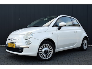 Fiat 500 1.2 Lounge GEEN APK!! Panoramadak | Airco | Telefonie | 15 Inch LMV