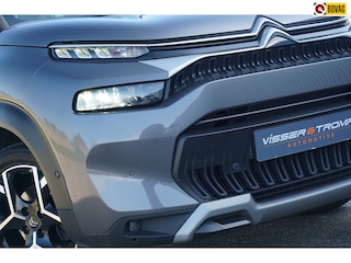 Citroën C3 Aircross 1.2 PureTech Shine AUT | Khaki Grey | Leder/Carplay/Navi/Cruise/Camera - Keurig!