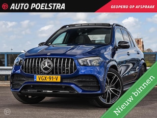 Mercedes-Benz GLE 400 d 4MATIC Premium Plus AMG Night | Panoramadak | Luchtvering | Burmester | Distronic | Multibeam LED | 360 Camera | 22" | Grijs Kenteken