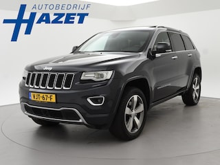 Jeep Grand Cherokee 3.0 CRD AUT. GRIJS KENTEKEN OVERLAND + ADAPTIVE CRUISE | TREKHAAK 3500 KG | SCHUIFDAK | LEDER | STOELVENTILATIE