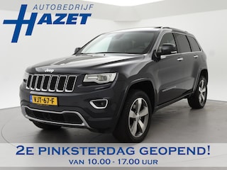 Jeep Grand Cherokee 3.0 CRD AUT. GRIJS KENTEKEN OVERLAND + ADAPTIVE CRUISE | TREKHAAK 3500 KG | SCHUIFDAK | LEDER | STOELVENTILATIE