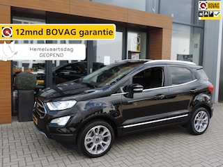Ford Ecosport 1.0-T 125PK Titanium 66.000km | Afn.th | Winterpack | Cruise | B&O | Dodehoek | CarPlay | Priv.glas | ECC | Halfleer