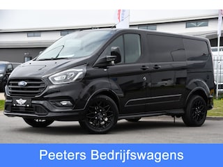 Ford Transit Custom 320 2.0 TDCI L1H1 Sport DC Black Edition Adaptieve Cruise, Camera, Carplay, Xenon, 185pk, 2 x Schuifdeur, Stoelverwarming, Leder, Uniek!