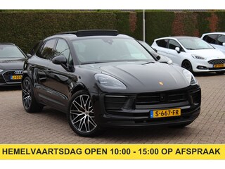 Porsche Macan 2.0 / Panoramadak / Camera / Carbon intr. / Matrix LED / Leder / 21'' / Sportchrono / Bose / CarPlay / Stoelventilatie+Verwarming / Stuurverwarming / Dodehoek / DAB / ACC