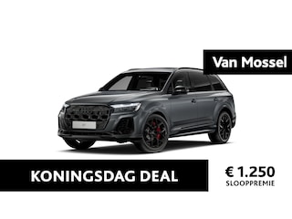 Audi Q7 60 TFSI e quattro Pro Line S Competition l Adaptive cruise control l Bang & Olufsen Premium 3D l Dodehoekdetectie l 360 graden camera l Glazen panoramadak l Head-up display l Comfortsleutel l Elektr. voorstoelen met geheugen l Vierwielbesturing l Elektrisch verstelbaar stuur l Elektrisch sluithulp portieren l Apple Carplay / Android Auto l HD-matrix l Lichtpakket plus ambient light l Luchtvering l Stylingpakket carbon
