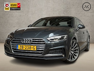 Audi A5 Sportback 35 TFSI S-Line Sport Automaat (2X S-LINE, APPLE CARPLAY, GROOT NAVI, CLIMATE, SPORTSTOELEN, LEDER, GETINT GLAS, PARKEERSENSOREN, NIEUWSTAAT)