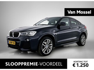 BMW X4 xDrive20i Executive | AUTOMAAT | TREKHAAK | M-PAKKET | NAVIGATIE | ACHTERUITRIJCAMERA | SPORTSTOELEN | TREKHAAK | ELEKTRISCHE ACHTERKLEP | CLIMATE CONTROL | CRUISE CONTROL | BI-XENON KOPLAMPEN |