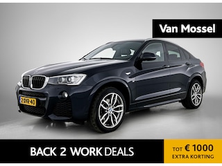 BMW X4 xDrive20i Executive | AUTOMAAT | TREKHAAK | M-PAKKET | NAVIGATIE | ACHTERUITRIJCAMERA | SPORTSTOELEN | TREKHAAK | ELEKTRISCHE ACHTERKLEP | CLIMATE CONTROL | CRUISE CONTROL | BI-XENON KOPLAMPEN |