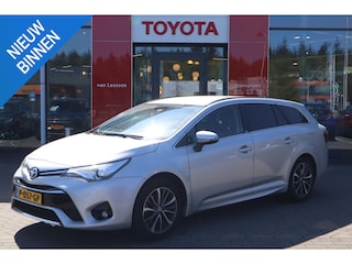Toyota Avensis Touring Sports 1.8 VVT-i BUSINESS AUTOMAAT AFN-TREKHAAK KEYLESS NAVI HALF-LEDER STOELVERWARMING PRIVACY-GLASS 17"LMV CAMERA