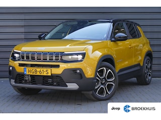 Jeep Avenger 1.2 E-HYBRID 110PK SUMMIT AUTOMAAT / NAVI / CLIMA / CAMERA / 18"LMV / ELEKTR. ACHTERKLEP / JBL AUDIO / KEYLESS / STOELVERWARMING /  PDC / BLUETOOTH / ADAPT. CRUISECONTROL / 1E EIGENAAR / SCHITTERENDE STAAT !!
