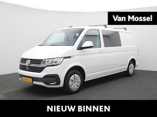 Volkswagen Transporter 2.0 TDI L2H1 110PK | Dubbele Cabine | Airco | Cruise Control | Navigatie | Apple/Android Carplay | Parkeersensoren Achter | Dakdragers |