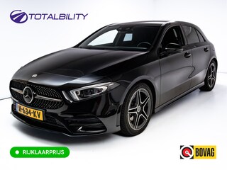 Mercedes-Benz A-klasse 180 Business Solution AMG Night Upgrade | Adaptive-cruise | Navigatie | Stoelverwarming Sfeerverlichting, Live traffic info, All-season, Camera