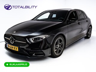 Mercedes-Benz A-klasse 180 Business Solution AMG Night Upgrade | Adaptive-cruise | Navigatie | Stoelverwarming Sfeerverlichting, Live traffic info, All-season, Camera