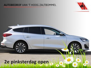 Ford Focus Wagon 1.0 EcoBoost 155PK Hybrid Titanium X CAMERA NAVI CARPLAY TREKHAAK