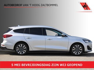 Ford Focus Wagon 1.0 EcoBoost 155PK Hybrid Titanium X CAMERA NAVI CARPLAY TREKHAAK