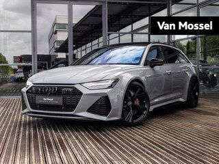 Audi A6 Avant 4.0 TFSI quattro | RS DYNAMIC PLUS | KERAMISCH | VIERWIEL BESTURING | B&O | STOELVENTILATIE | MATRIX | HEAD-UP DISPLAY | 22 INCH MATZWART | NARDOGRIJS | SOFTCLOSE | RS DESIGN RODE STIKSELS | BTW AUTO |