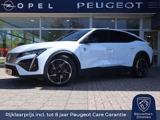 Peugeot 408 GT Avantage EV 58kWh 210pk Automaat, Rijklaarprijs, Elektrisch verstelbare en verwarmbare stoel Navigatie 360° camera