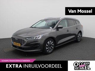 Ford Focus Wagon 1.0 EcoBoost Hybrid Titanium Style | Navigatie | Winterpack | Camera | Parkeersensoren | Trekhaak | Apple Carplay/ Android Auto | Climate Control | Cruise Control |