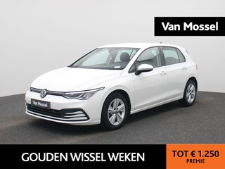 Volkswagen Golf 1.0 eTSI Life | Automaat | Stoel - Stuur Verwarming | Navigatie | Apple CarPlay/ Android Auto | Parkeersensoren | LMV | LED |