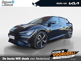 Kia EV6 GT-Line AWD 77.4 kWh | Panorama schuifdak | Rondom Camera | Stoel verwarming en ventilatie | Elektrisch bedienbare voorstoelen | Navigatie | Stuurverwarming |