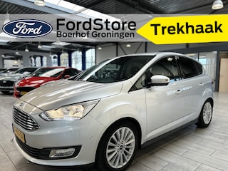 Ford C-MAX Ecoboost 125pk Titanium | Dealer onderhouden | Trekhaak | Winterpack | Sync 3 | Camera | Parkeersensoren rondom |
