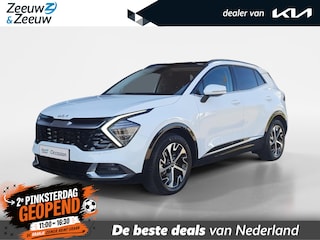 Kia Sportage 1.6 T-GDi Hybrid DynamicPlusLine | Trekhaak | Panorama schuifdak | Stoel en stuurverwarming | Elektrisch bedienbare voorstoelen | Navigatie | Camera | Dodehoek detectie |