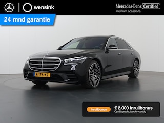 Mercedes-Benz S-klasse 500 4MATIC Lang AMG Line | Premium plus | Achterasbesturing | Koelbox | Designo flowing lines |