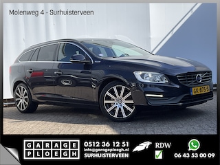 Volvo V60 2.4 D6 Twin Engine R-Design Automaat Nav/Cruise Leer Stoelverw Harman/Kardon Vol opties!