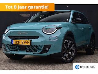 Fiat 600 1.2 Hybrid La Prima 8 Jaar Garantie! | Massage | Vol-Leder | Adaptive Cruise | Elektr. Stoelen | Stoelverwarming | Elektr. Achterklep |