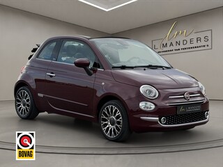 Fiat 500 1.2 Star 2019 BORDEAUX | Cabrio | Apple CarPlay | Airco