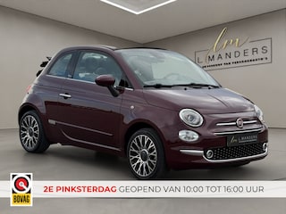 Fiat 500 1.2 Star 2019 BORDEAUX | Cabrio | Apple CarPlay | Airco