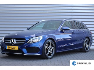 Mercedes-Benz C-klasse Estate C180 156PK AMG SPORT EDITION PREMIUM PLUS AUTOMAAT / NAVI / LEDER / CLIMA / FULL-LED / PDC / 18" LMV / CAMERA / KEYLESS / BLUETOOTH / CRUISECONTROL !!