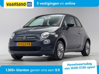 Fiat 500 Cabrio 1.2 Young [ airco Navi Led verlichting lm velgen ]