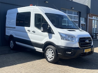 Ford Transit 350 2.0 TDCI L2H2 RWD 170pk Kastinrichting Werkplaatsinrichting Airco Cruise controle Navigatiesysteem Telefoonverbinding Parkeersensoren voor en achter 2-Persoons Bpm vrij  Sortimo Werkplaats Omvormer St