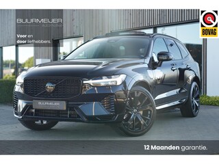Volvo XC60 T6 Plug-in hybrid AWD Ultra Black Edition Long Range | Luchtvering | Trekhaak | HUD | Panoramisch schuif/kanteldak | Stoel en stuurwielverwarming | 21 inch | Harman Kardon | Adaptieve cruise control |