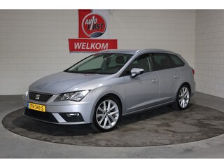 Seat Leon ST 1.0 EcoTSI Style Business Intense, Automaat, 18 inch, Navi, Cruise, Trekhaak, Clima, Isofix, Volledig onderhouden, Prijs incl. apk, beurt 3 mnd garantie