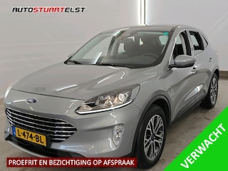 Ford Kuga 2.5 PHEV Titanium 1e Eigenaar | Volledig Onderh | BTW | NAP | SOH91% | Trekhaak | 2 Kabels | Carplay | Navi | Cruise | DAB | Keyless | Bots | PDC