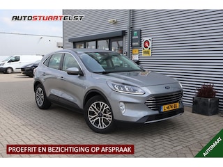 Ford Kuga 2.5 PHEV Titanium 1e Eigenaar | Volledig Onderh | BTW | NAP | SOH91% | Trekhaak | 2 Kabels | Carplay | Navi | Cruise | DAB | Keyless | Bots | PDC