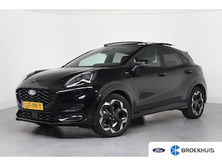 Ford Puma 1.0 EcoBoost Hybrid ST-Line X | Automaat! | LED | Open Dak | Keyless | Winterpack | Elk. Achterklep | 360 Camera | Cruise Adaptive | BLIS | Leder/Alcantara | DAB | Lichtmetalen Velgen