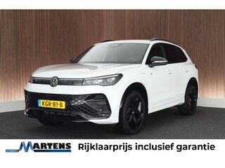 Volkswagen Tiguan 1.5 eHybrid 204pk R-Line Edition Black Style Oryxwit Trekhaak 360Camera Leder Memory Stoel + Stuurverwarming Keyless Navigatie