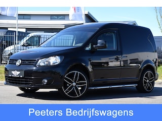 Volkswagen Caddy 1.6 TDI Black Edition MARGE! Cruise, Leder, Airco, Trekhaak, 75pk, Uniek!