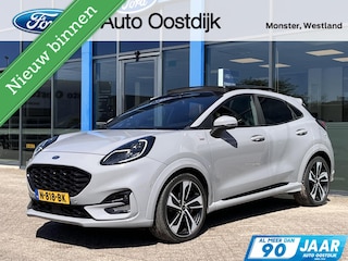 Ford Puma 1.0 EcoBoost Hybrid ST-Line X 125PK Afn. Trekhaak Panodak Winterpack Adaptieve Cruise B&O Elek. Achterklep Keyless Full-LED 19'' Velgen Climate *Full Options*