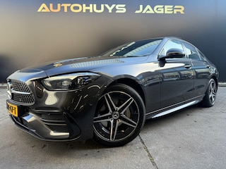 Mercedes-Benz C-klasse 300 e Business Solution AMG Pano Head up Burmester Sfeerverlichting Camera Led Memory