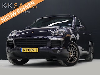 Porsche Cayenne 3.0 S E-Hybrid Platinum Edition [LUCHTVERING, SCHUIFKANTELDAK, TREKHAAK UITKLAPBAAR, MEMORY SEATS, BOSE, STOELVERWARMING V+A, CAMERA, CRUISE, BLUETOOTH, CLIMATE, NIEUWSTAAT]