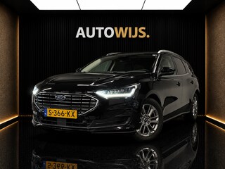 Ford Focus Wagon 1.0 EcoBoost Hybrid Titanium|NL AUTO|NAVI|DEALER ONDERHOUDEN