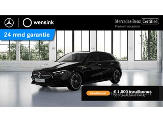 Mercedes-Benz A-klasse 180 Business Solution AMG | Panoramaschuifdak | Night | Premium Plus pakket | Dodehoekassistent | Head-up display | 19-inch Zwarte AMG Velgen |