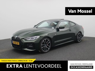 BMW 4-serie Coupé 430i High Executive | M-SPORT | Panoramadak | Cognac Leder | Laser LED | Apple Carplay / Android Auto | Achteruitrijcamera | Stoelverwarming | Hi-Fi | Cruise Control | Parkeersensoren | Navigatie | Live Cockpit | 19' Lichtmetalen Velgen |