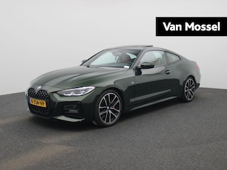 BMW 4-serie Coupé 430i High Executive | M-SPORT | Panoramadak | Cognac Leder | Laser LED | Apple Carplay / Android Auto | Achteruitrijcamera | Stoelverwarming | Hi-Fi | Cruise Control | Parkeersensoren | Navigatie | Live Cockpit | 19' Lichtmetalen Velgen |