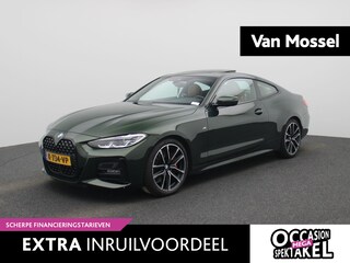 BMW 4-serie Coupé 430i High Executive | M-SPORT | Panoramadak | Cognac Leder | Laser LED | Apple Carplay / Android Auto | Achteruitrijcamera | Stoelverwarming | Hi-Fi | Cruise Control | Parkeersensoren | Navigatie | Live Cockpit | 19' Lichtmetalen Velgen |