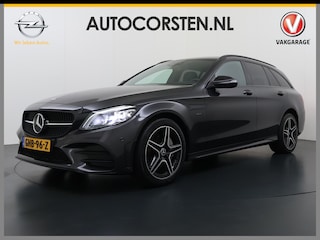 Mercedes-Benz C-klasse Estate 300DE AUT-9 Hybride AMG Limited Trekhaak Apple Carplay Android Auto Elek.Stoelen+Verwarmd Navi Ecc Camera Pdc Solution Business Elek.Achterklep Led Privacy Glas Lmv 18" Night-pakket EURO 6 AP